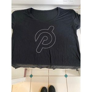 WITH PELOTON BLACK T SHIRT